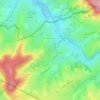Topografische kaart Sippenaeken, hoogte, reliëf