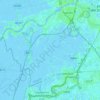 Topografische kaart Vijfheerenlanden, hoogte, reliëf