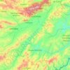Topografische kaart Catacamas, hoogte, reliëf