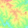 Topografische kaart Hays, hoogte, reliëf