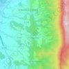Topografische kaart Ourches, hoogte, reliëf