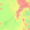 Topografische kaart Uyuni, hoogte, reliëf