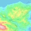 Topografische kaart Neapoli Municipal Unit, hoogte, reliëf