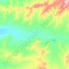 Topografische kaart Нарын, hoogte, reliëf