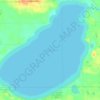 Topografische kaart Lake Poinsett, hoogte, reliëf