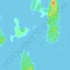 Topografische kaart Partridge Island, hoogte, reliëf