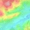 Topografische kaart Kapple, hoogte, reliëf