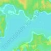 Topografische kaart Дубок, hoogte, reliëf