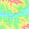 Topografische kaart 疏勒河, hoogte, reliëf