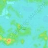 Topografische kaart Fiji Island, hoogte, reliëf