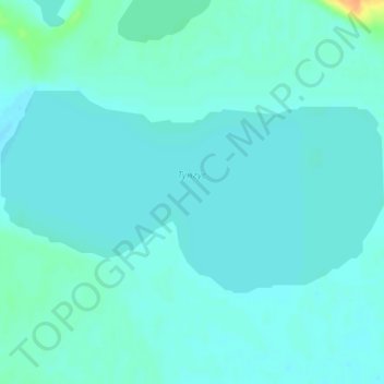Topografische kaart Тунгус, hoogte, reliëf