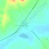 Topografische kaart Copacabanita, hoogte, reliëf