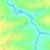 Topografische kaart Коржи, hoogte, reliëf