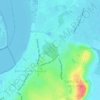 Topografische kaart Pinar de la Dinamita, hoogte, reliëf