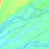 Topografische kaart دریائے سندھ, hoogte, reliëf