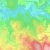 Topografische kaart La Forêt, hoogte, reliëf