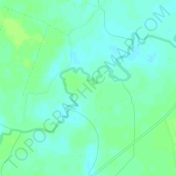 Topografische kaart Trent River, hoogte, reliëf