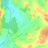 Topografische kaart Les Épinasses, hoogte, reliëf