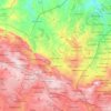 Topografische kaart Roodepoort, hoogte, reliëf