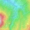 Topografische kaart Staufensee, hoogte, reliëf