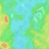Topografische kaart Yttre-Jävreträsket, hoogte, reliëf