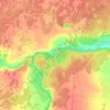 Topografische kaart Синара, hoogte, reliëf