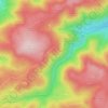 Topografische kaart Rabenklippe, hoogte, reliëf