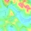 Topografische kaart Rivo, hoogte, reliëf