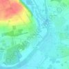 Topografische kaart Schwarzenau, hoogte, reliëf