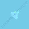Topografische kaart Langoy Island, hoogte, reliëf