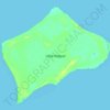 Topografische kaart Little Inagua Island, hoogte, reliëf