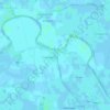 Topografische kaart Oude Sluis, hoogte, reliëf