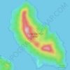 Topografische kaart Pulau Karimun Kecil, hoogte, reliëf