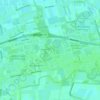 Topografische kaart Landgoed Steenenburg, hoogte, reliëf