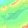 Topografische kaart Chott Zahrez Gharbi, hoogte, reliëf