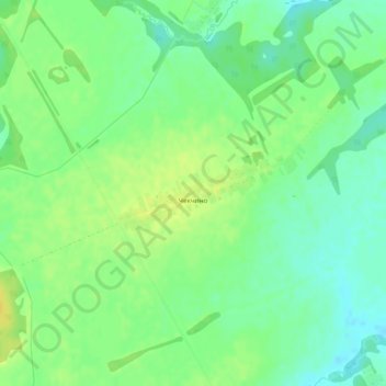 Topografische kaart Чекчино, hoogte, reliëf
