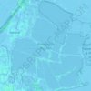 Topografische kaart Reeuwijkse Plassen, hoogte, reliëf