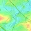 Topografische kaart Grote Gete, hoogte, reliëf