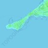 Topografische kaart La Punta Callao, hoogte, reliëf