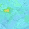 Topografische kaart Merwelanden, hoogte, reliëf