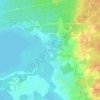 Topografische kaart Gubbmyren, hoogte, reliëf