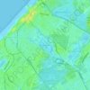 Topografische kaart Westbroekpark, hoogte, reliëf