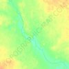 Topografische kaart Супра, hoogte, reliëf