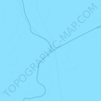 Topografische kaart Бугылозек, hoogte, reliëf