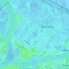 Topografische kaart Vondelpark, hoogte, reliëf