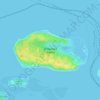 Topografische kaart Brownsea Island, hoogte, reliëf