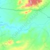 Topografische kaart Oued Tifech, hoogte, reliëf