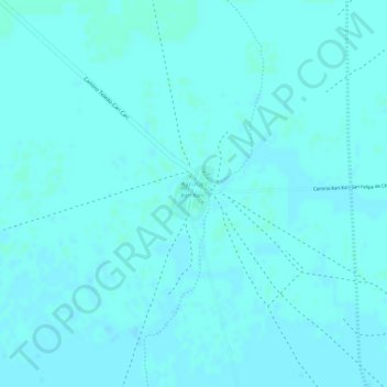 Topografische kaart Kari Kari, hoogte, reliëf