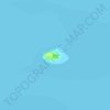 Topografische kaart Arrecife Island, hoogte, reliëf