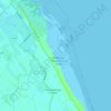 Topografische kaart Saltfleetby-Theddlethorpe Dunes, hoogte, reliëf